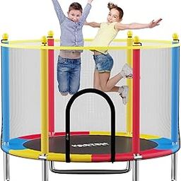 Kosten Sports Trampoline for Kids with Safety Net | Indoor & Outdoor | Powerful Loading Capacity | Stainless Steel Frame & Legs 55 Inches-28