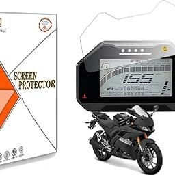 Protectorwala Yamha R15V4 R25 Screen Guard Protector Accessories Motorcycle Digital Console - Clear-11