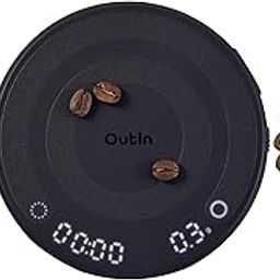 OutIn Claro Espresso Coffee Scales with Timer, Round Rechargeable Mini Coffee Machine Scale 0.1g/2kg Accurate Measurement, Portable Pour Over Coffee Scale Multiple Modes with Protective Bag-image-31