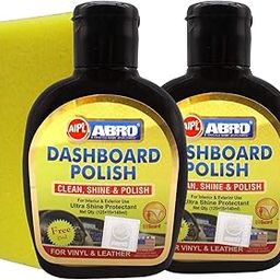 ABRO DP-140 Car Dashboard Polish with Cleaning Foam Sponge Multipurpose SUV Interior Surface Cleaner & Shine Protectant for Leather, PU & Vinyl (140ml, 2 Pieces)-image-22