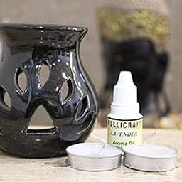 KC KULLICRAFT Ceramic Tealight Holder (7.9 x 7.9 x 9.5 cm, Black)-image-30