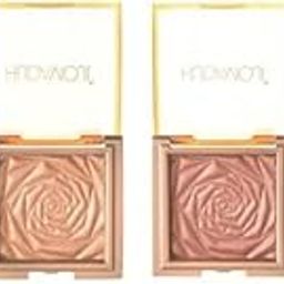 HUDAMOJI ROSE Highlighter Makeup Palette, Waterproof & Long Lasting Highlighter,Face Makeup, 5g (04)-14