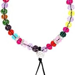 Beaded Mobile Phone Lanyard Short Hand Wrist Lanyard Strap Crystal Beads Cell Phone Chain for Girl Women Men Cell Phone (Mix Color)-31