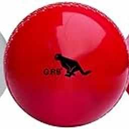 GRS Hard Hit Synthetic Cricket Ball with Hard Surface and PU Inner core, Recommended to Play with Wooden bat, Ideal for Batting Practice (Dual Color (Pack of 3))-image-19