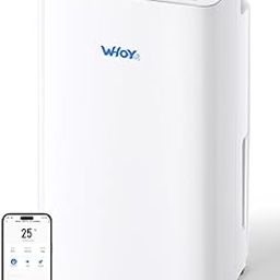 Dehumidifier for Home, 2000 Sq. Ft., Max 50 Pints(Standard 30 Pints), 1.6L Tank, App-Controlled, With 4.9 ft Drain Hose,Child Lock, Smart Ideal for Bedrooms & Living Rooms-image-83
