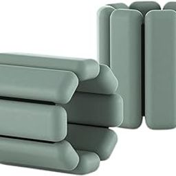MERISHOPP Wearable Wrist Ankle Weights Walking Adjustable Aerobics Pilates Dance Gray Green|Sporting Goods|Fitness Running & Yoga|Strength Training|Wrist & Ankle Weights-image-12