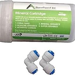 AQUALIQUID RO 5 Stage 4" Mineral Cartridge and 2 Piece Push Fit Elbow for RO Water Purifiers-picture-30