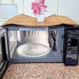 ARORAENTERPRISES Premium Quilted Oven Top Cover – Dustproof, Washable & Stylish | Protects Oven Surface | Easy to Use & Maintain | Available in multiple colours (Brown)-image-87