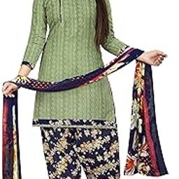 Women's Green Cotton Printed Unstitched Salwar Suit Material(JOPLVSM4139)-image-21