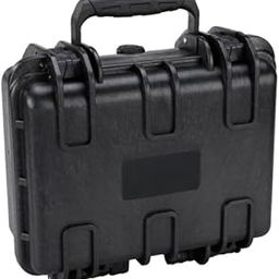EW2812 Protective Small Hard Case with Cubed Foam for Accessories (Black)-16