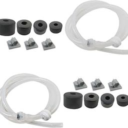 Upgraded Icelily Soap Dispenser Extension Tube Kit - 2pcs 47 Inch with 4 Versatile Caps for Most Soap and Lotion Containers, Includes 3 Punch-Free Cable Tie Clips for Effortless Dispensing-image-74