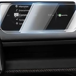 Karltys 2 x Screen Protectors for Mazda CX-50 2023 2024 CX50 Accessories 10.2 Inch Touchscreen Tempered Glass Navigation Display Screen Protector Anti-Fingerprint-80