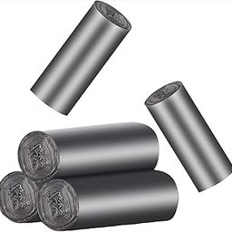 Ghanta Walaj Small Garbage Bags | 17 x 19 inches | Biodegradable Drawstring Trash Bags for small dustbin | Black, Roll Pack (5 Roll (150 Bag))-image-36