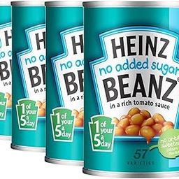 HEINZ Beanz with No Added Sugar Pack of 4, x 415 g-image-41