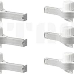 Citaaz Multipurpose Food Snack Storage Clips Plastic, Packet Sealing Clamps, Bag Sealer, Food Pouch Clip, Bag Zipper for Home Kitchen Office Travel Camping (6)-picture-18