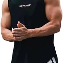 Round Neck Big Armhole Gym Stringer Vest for Men|Gym_tee217-image-44