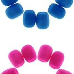 ATORSE 20 Pcs of Pack Mini Microphone Sponge Windscreen Mic Cover Shield Protection-image-55