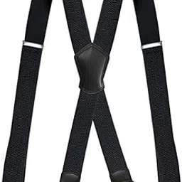 yashidun Elastic 4 Clip X Shaped Adjustable Suspenders for Men and Women-picture-3