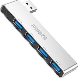 Small USB Hub, Fidioto 4 Port USB Adapter(1 * 3.0 Hub, 3 * 2.0 Hub), Multi USB Port Expander for Laptop, iMac Pro, MacBook Air, Mac Mini/Pro, Notebook PC, USB Flash Drives and Mobile HDD Etc.-11