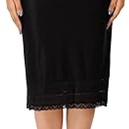 Half Slip Long Underskirt Undergarments Slip I Lace Trim I Soft Skirt l Straight Bottom - Midi Slip/Bottom Slip/Inner wear for Gowns/Under Skirt Slip Casual Bottom Skirts for Women-image-85