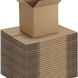 CRUGLA 6x6x6 Shipping Boxes for Small Business, Cardboard Corrugated Mailing Packaging Box, 25 Packs-picture-19