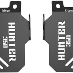 KITON- Black Pillion Left Right Foot Rest Plate Rear Footrest Hunter 350-image-9
