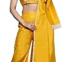 Three-Piece Set - Palazzos, Top, and Shrug-image-98