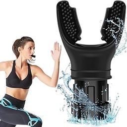 KANAKADHARA Respiratory Trainer Inhale/Exhale Respiratory Trainer for Running Fitness Trainer Adjustable Resistance Breathing Trainer Improve Respiratory Muscle Endurance-31