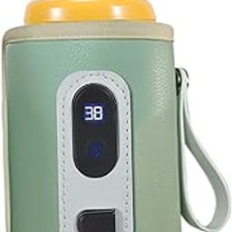 UJEAVETTE® Mug Milk Heater for Most Bottles Milk Keeper for Nursing Camping Travel Green-image-40
