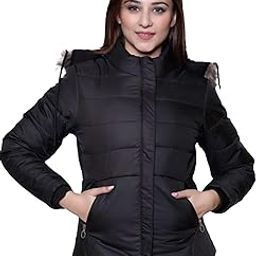 Stylish women’s full sleeve hooded jacket, perfect for layering in cool weather or casual outings.-AMZ1001-BLACK-image-79