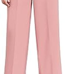 Women's Relaxed 'Desk-to-Dinner' Wide Leg 4-Way Stretch Formal Trousers (Flexi-Waist | Easy Care)-image-37