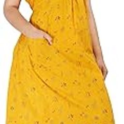 Pure Cotton Embroidery Nighty for Women's | Night Gown | Nighty | Nightdress | Maxi | Sleepwear | Jaipuri Nighty | Nighties | Cotton Night Gown with a Pocket and Adjustable Knot-image-15