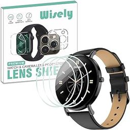 Wisely |Pack of 3pc| Screen Guard Protector For NoiseFit Diva 2 (1.43'' inch) Anti Shock, Anti-Scratch, HD Clear, Full Cover-image-12