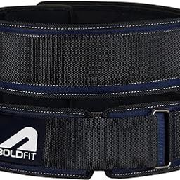 Boldfit Gym Belt Weight Lifting Belts For Gym Exercise Belt Powerlifting Belt Deadlift Belt Gym Waist Belt For Men And Gym Waist Belt For Women Gym Accessories For Back Support Lifting Belt - M-26