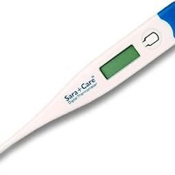 Sara+Care Hard Tip Digital Thermometer – Mercury-Free, Fast & Accurate with Transparent Storage Case-4