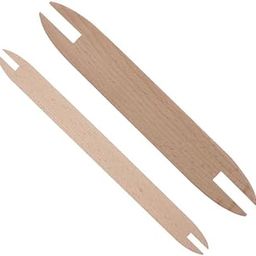 CALANDIS® Beechwood Weaving Knitting Shuttle Stick Needle Shuttle DIY Craft 15.3X2.5Cm | Natural Beech Wood | 1 Piece Weaving shuttles-25