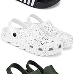 WINGSCRAFT Lightweight Classic Slider || Sandals with Clogs for Men-COMBO(3)-3024-3057-3135-image-18