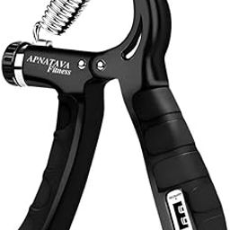 Apnatava Fitness Counter 10KG To 60KG Weight Adjustable Professional Counter Hand Gripper for Men & Women | Counter Hand Grip|Finger Exerciser|Power Gripper|Black Color|-image-67