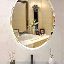 Oval Shape Decorative Wall Mirror for Bathroom, Living Room, Bedroom, Vanity Mirrors, Makeup (Oval, 12 x 18 Inch)-25