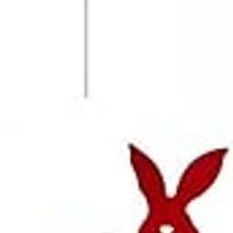 HEAVENGLOW 2X Garden Stakes Rabbit Silhouette Statue Decoration for Lawn Red and Green-image-68