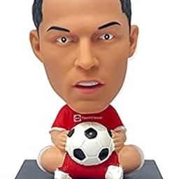 Footballer Ronaldo Bobblehead Figures with Mobile Holder for Car Dasboard | Perfect of Toy | Coprprate Gifting Item | Office Desk and Table Limited Edition (Ronaldo)-image-46
