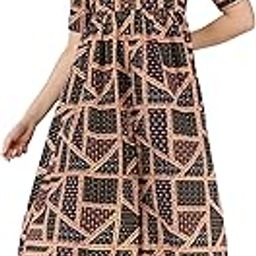 Siya Women's Rayon Button-Down Front Collar Neck Half Sleeve with Zipper Floral Printed Maternity Kurti-picture-12