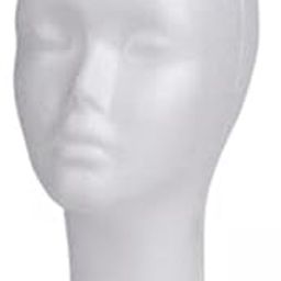 UJEAVETTE® 2xFoam Mannequin Head Wigs Display Model for Stylist Clothing Stores Salon style B-image-74