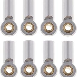 ATORSE 8 Pieces M3 Aluminum Link Rod End Ball Joint for 1/10 Rc Car Parts Silver-20