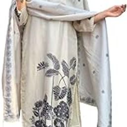 Women's Chinon Silk Kurta Set with Dupatta, Digital Print, | casual wear | summer wear | Classy ethnic fashion | Office wear kurti set for women-picture-16