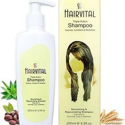 Hairvital Shampoo And Conditioner with Goodness of Natural Aloe vera, Jojoba oil & Vitamin E for Dry, Dull & Frizzy Hair, Promotes Hair Growth- 200ML-image-40