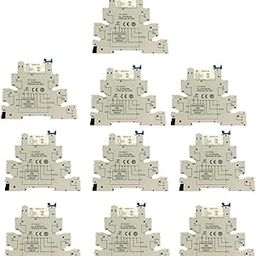 UJEAVETTE 10PCS Hongfa HF41F PCB Relay 5 PIN Relay Socket 6-24V AC/DC 6A 41F-1Z-C2-1-image-77