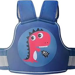 POLKA TOTS Two-Wheeler/Motorcycle Child Harness Safety Seat Belt with Adjustable Baby Carrier for Toddler Baby Kids (Dinosaur, Blue)-28