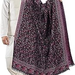 MANRA Men's Kani Paisley Pattern, Traditional Kashmiri Woven Wool Shawl_984 Kani Shawl-image-18