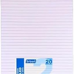 Neelgagan Answer Sheets Ruled - Dasta, 80 Pages (20 Sheets) Folded (16"X26" (19.5cm X 32cm) Pack of 6-image-89